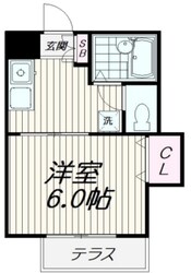 コーポ山舘の物件間取画像